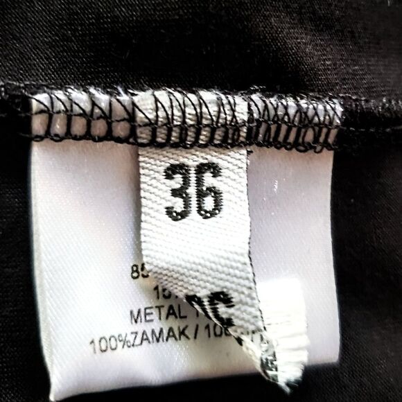 Alexandre Vauthier MSRP $1200 Grommet Studded Black Jersey Minidress FR36|US 6 - Picture 3 of 6